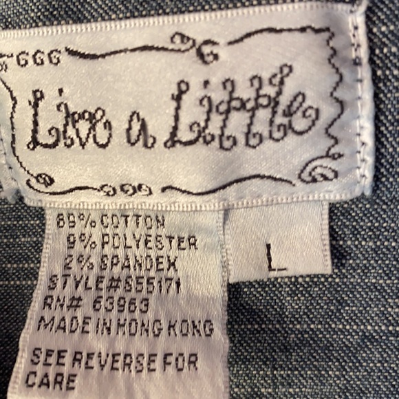 Live a Little Jean Jacket - Picture 5 of 7